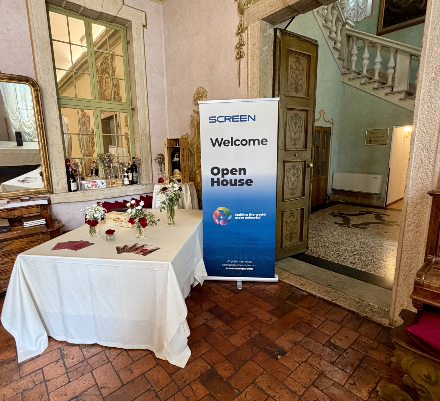 L’accoglienza all’Open House SCREEN a Villa Quaranta Wine Resort, 1 ottobre 2026.